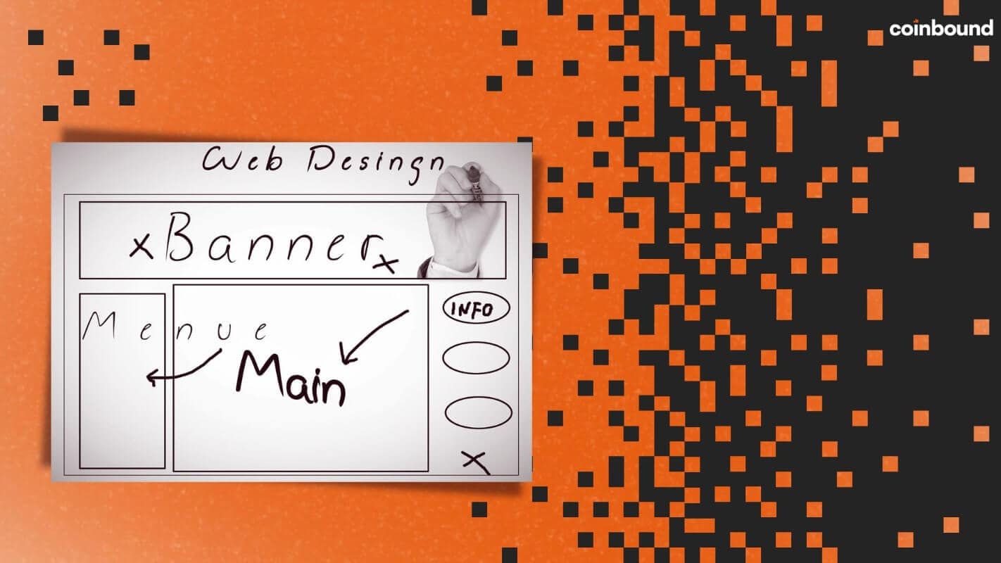 crypto web design graph