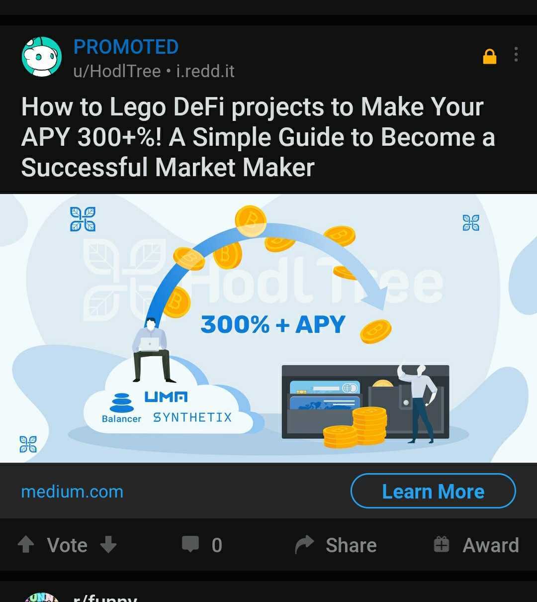 HodlTree DeFi Crypto Advertising on Reddit