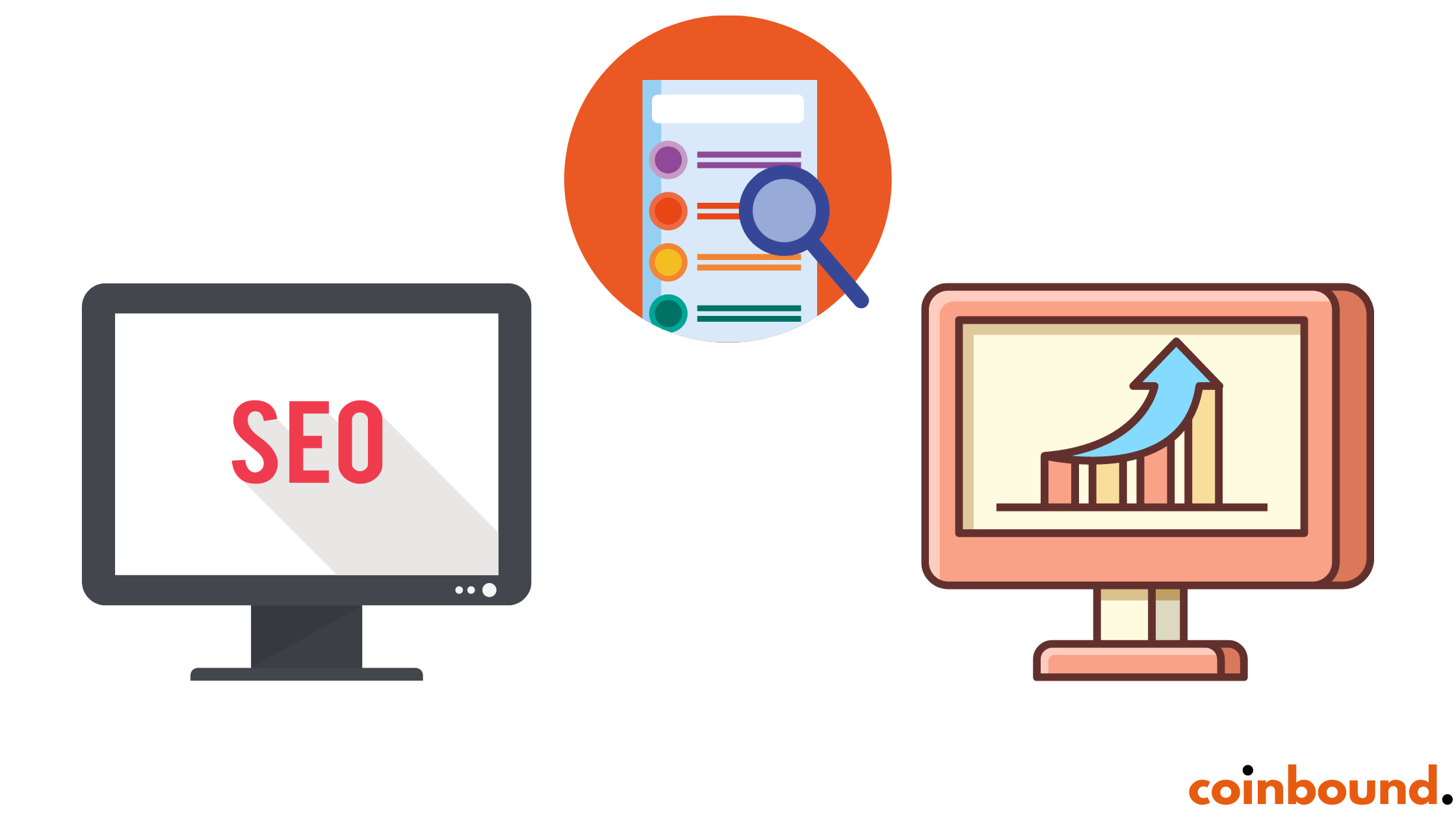 crypto keyword and seo graphic